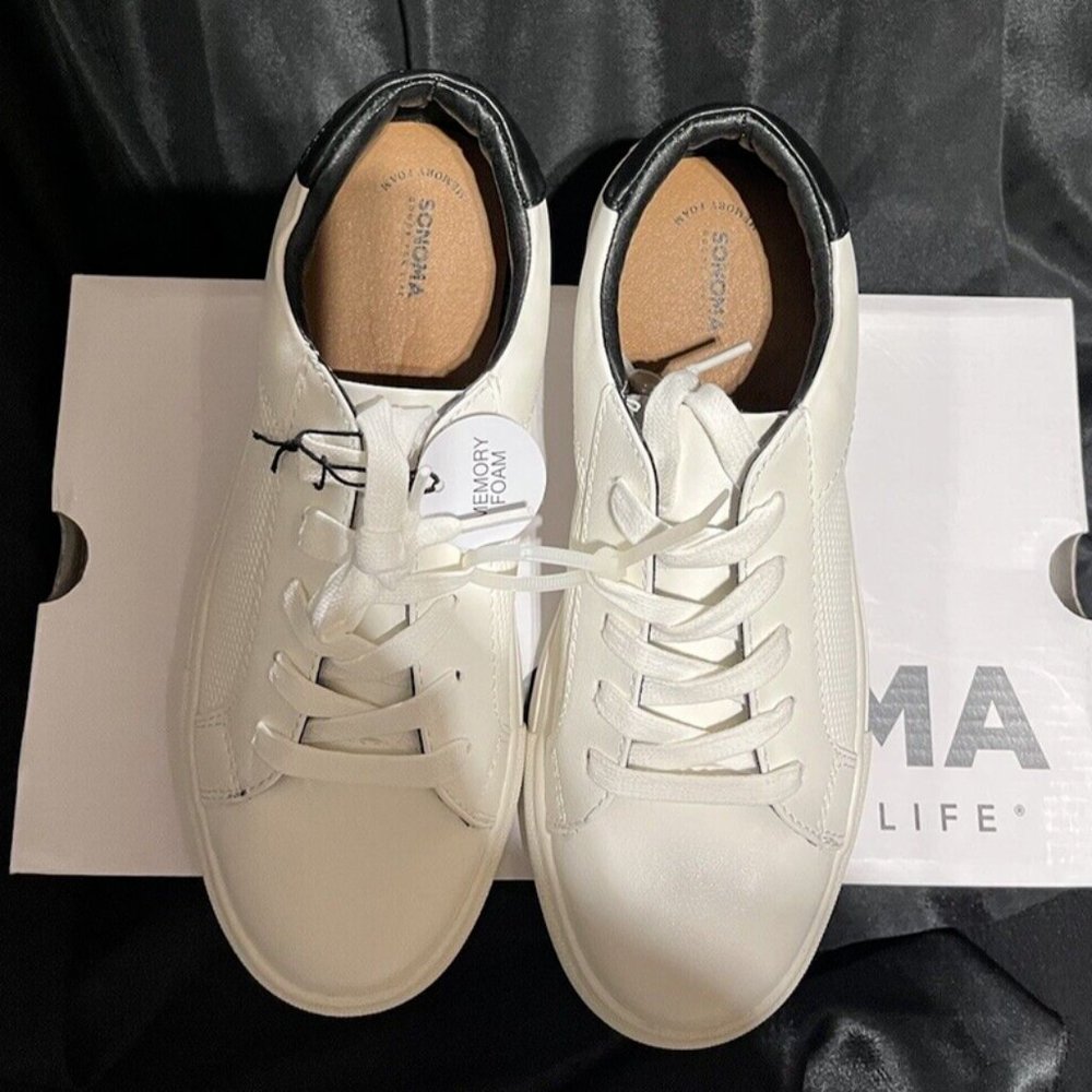 Sonoma Youth Boy's Wax Wing Wht Lace Up Shoes Size: 3